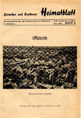 Strona 26 z Gleiwitzer und Beuthener Heimatblatt