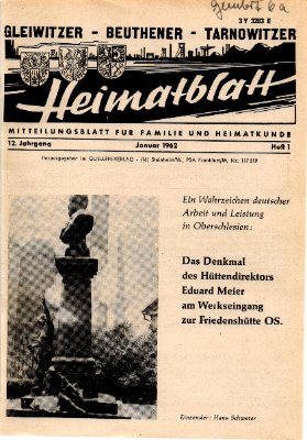 Strona 30 z Gleiwitzer - Beuthener - Tarnowitzer Heimatblatt