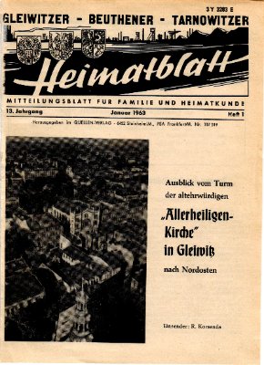 Strona 79 z Gleiwitzer - Beuthener - Tarnowitzer Heimatblatt