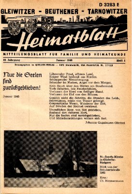 Strona 25 z Gleiwitzer - Beuthener - Tarnowitzer Heimatblatt